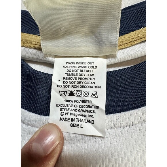 Y2K San Diego Padres Lee Sport Stitched Logo Jersey Shirt Size Large 2005 White - Picture 5 of 9